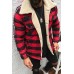 Men's Plaid Composite Plush Long Sleeves Jacket